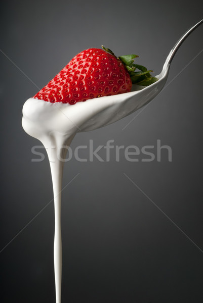 Cream trickle Stock photo © gorgev