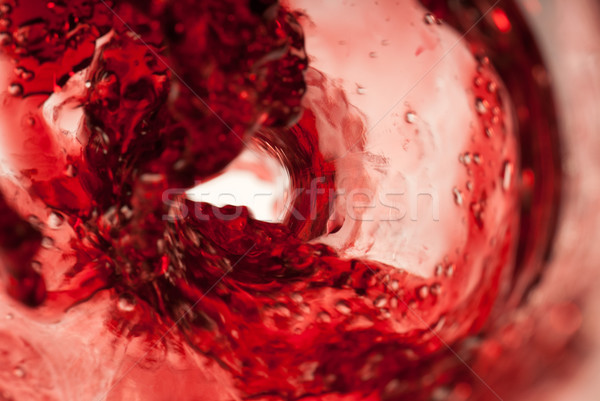 Líquido sangue vinho tinto vórtice tiro dentro Foto stock © gorgev
