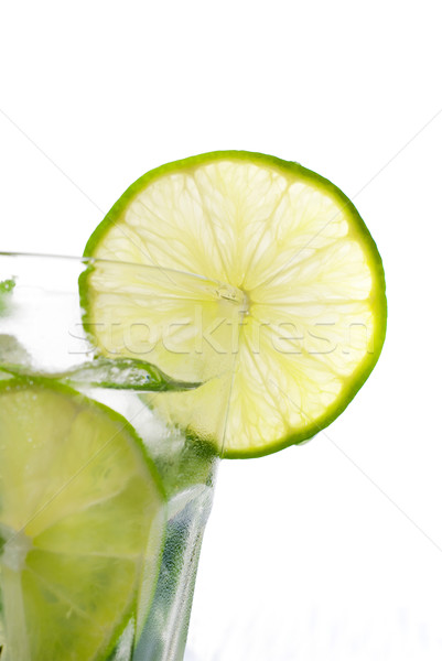Green lime glass Stock photo © gorgev