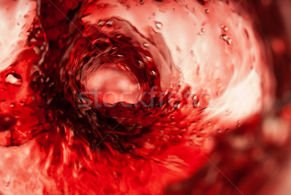 Rosso vortice alto contrasto shot vino Foto d'archivio © gorgev