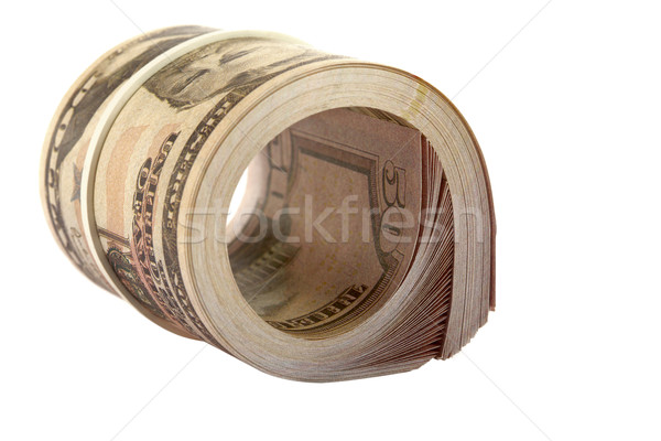 Amerykański dolarów biały grupy finansów kolor Zdjęcia stock © Goruppa