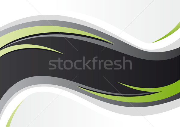 Abstract background in green and black Stock photo © Grafistart