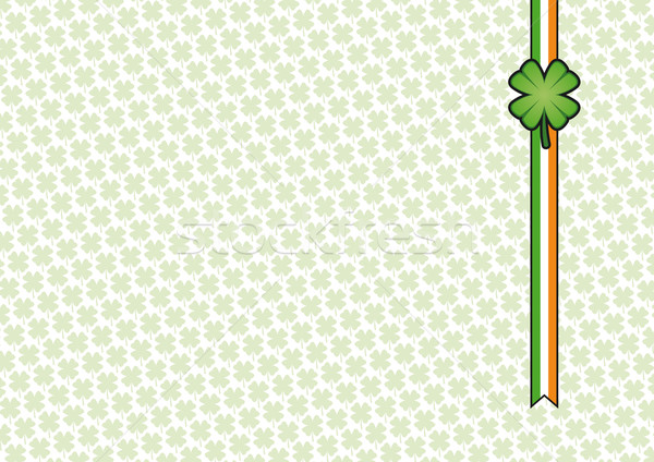 St Patricks Day Klee Banner Textur Frühling Gras Stock foto © Grafistart