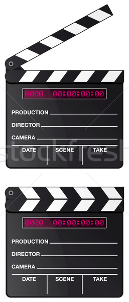 Digitale film bordo set isolato bianco Foto d'archivio © Grafistart