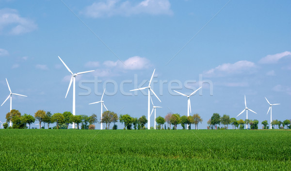 Landschaft grünen Industrie Macht Strom Stock foto © Grafistart