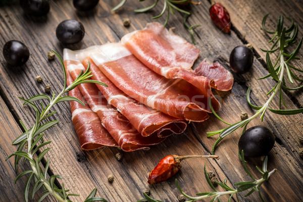 Sliced bacon Stock photo © grafvision