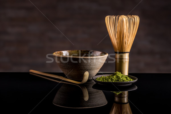 Organic green matcha tea  Stock photo © grafvision