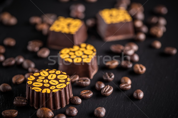 Coffee truffle Stock photo © grafvision