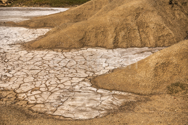 Landschap modder zomer seizoen textuur natuur Stockfoto © grafvision