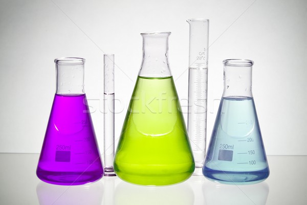 Stock photo: laboratory glassware