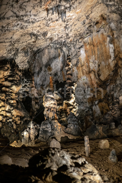Stalactites and stalagmites cave Stock photo © grafvision