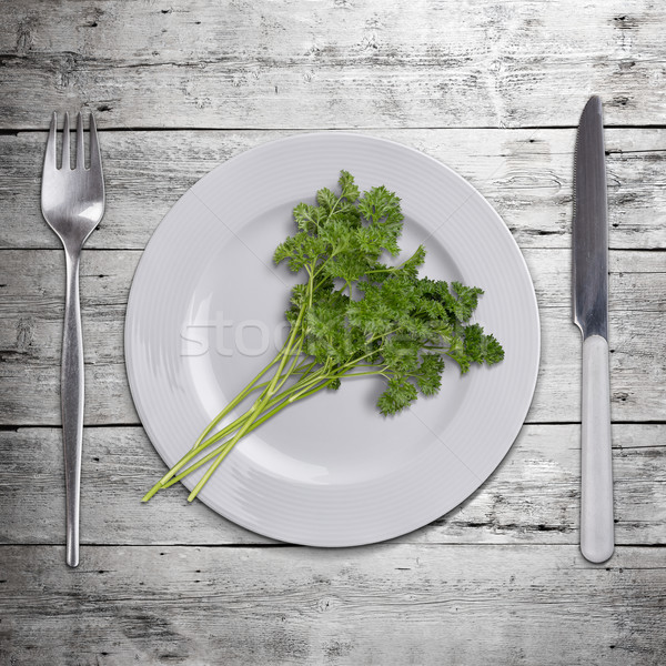 Stock photo: Bunch of parsley