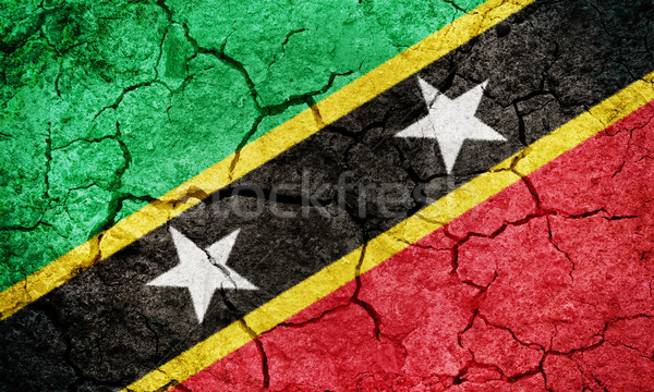Saint Kitts and Nevis flag Stock photo © grafvision