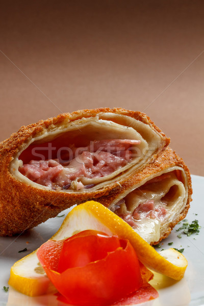 Stock photo: Rolled crepe
