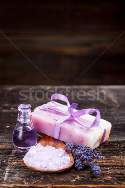 [[stock_photo]]: Lavande · parfum · sel · savon