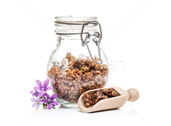 Propoli vetro jar fiore medicina Foto d'archivio © grafvision