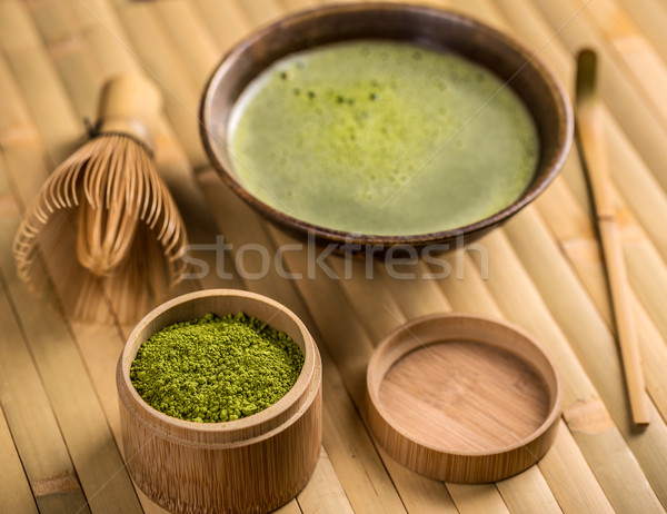 Green tea matcha Stock photo © grafvision