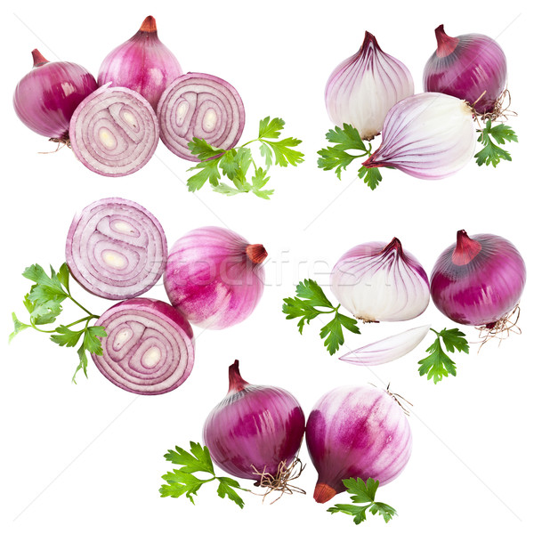 Collection of onions  Stock photo © grafvision