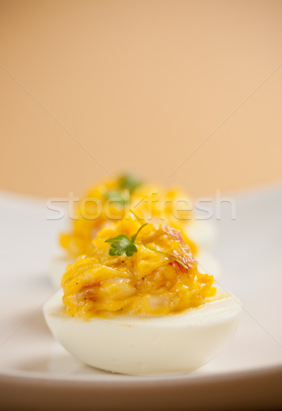 Eggs stuffed Stock photo © grafvision