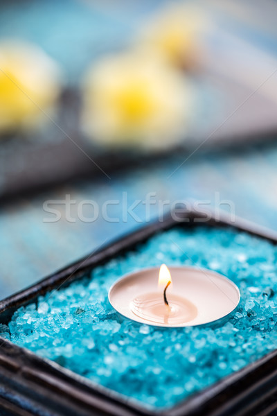 Candle in a bowl Stock photo © grafvision