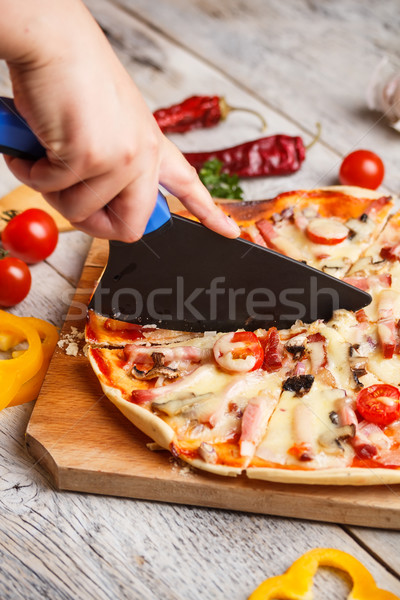 Pizza  Stock photo © grafvision