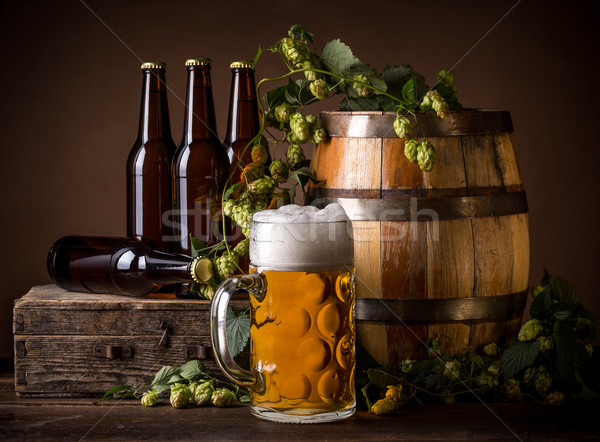 Still life with beer Stock photo © grafvision