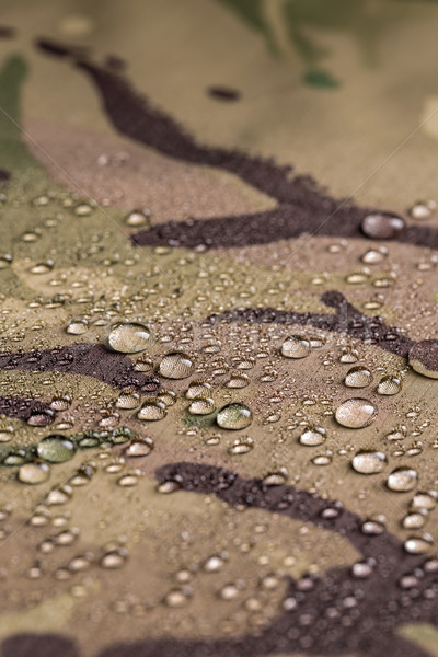 Stock photo: Camouflage waterproof fabric