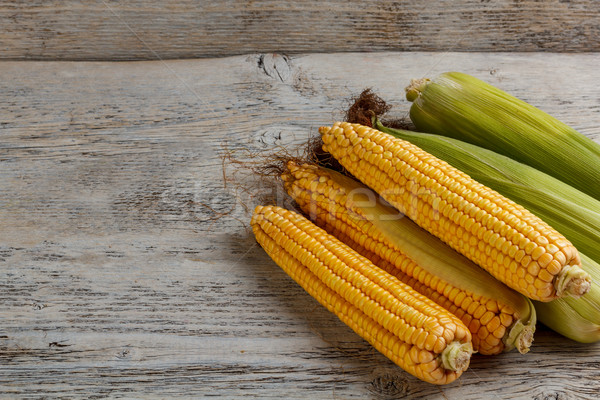 Stock foto: Mais · Bauernhof · Landwirtschaft · Gemüse · gelb · frischen