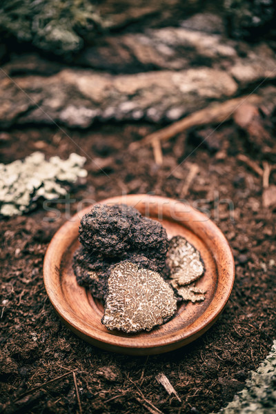 Delicacy mushroom black truffle  Stock photo © grafvision