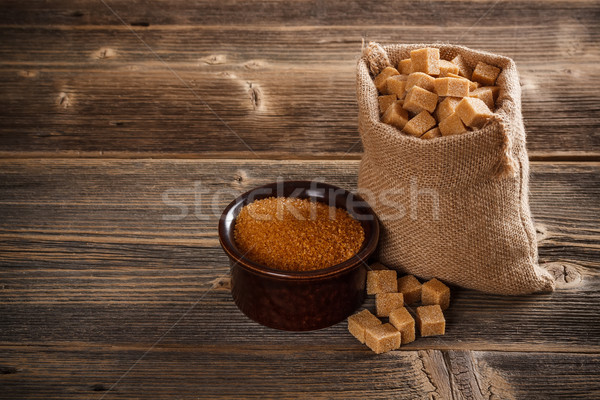 Brown cane sugar Stock photo © grafvision