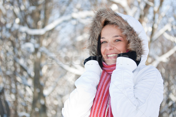 Beautiful winter woman Stock photo © grafvision