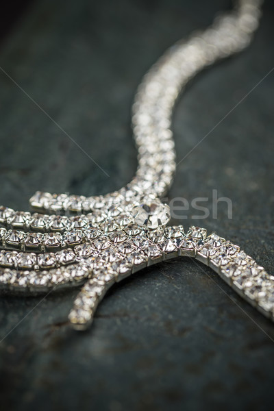 Elegant luxury bridal necklace Stock photo © grafvision