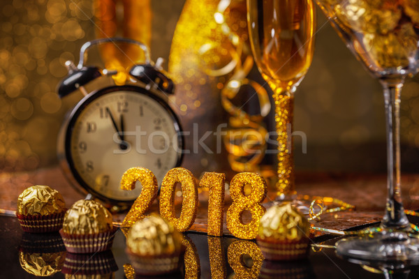 2018 New Year's Eve Stock photo © grafvision