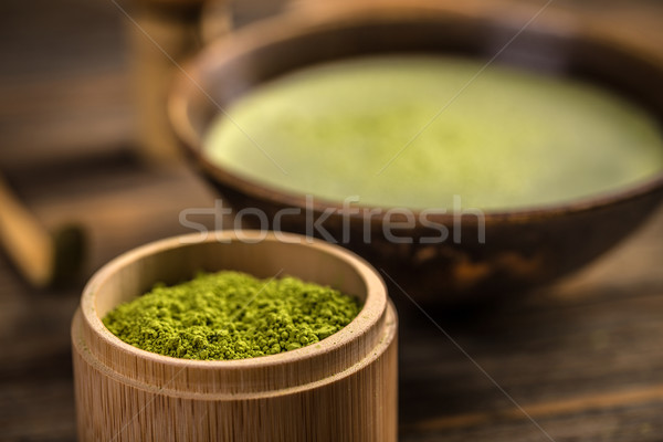 Organic green matcha tea  Stock photo © grafvision