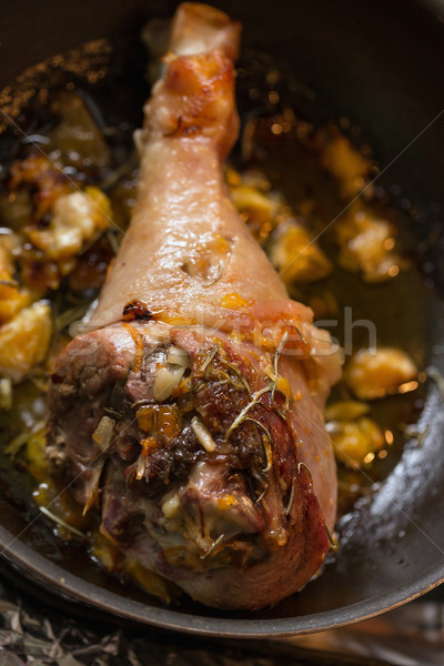 Roasted drumstick Stock photo © grafvision