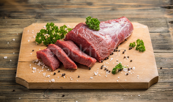 Crude beef Stock photo © grafvision