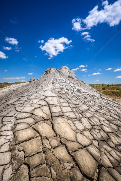 Kitörés sár kupola vulkáni textúra erőszak Stock fotó © grafvision
