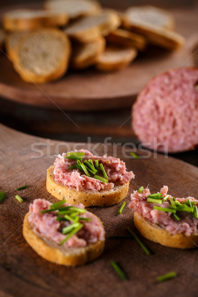 Sandwich with pate Stock photo © grafvision