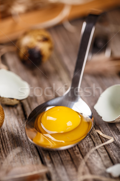 Fresh quail egg Stock photo © grafvision