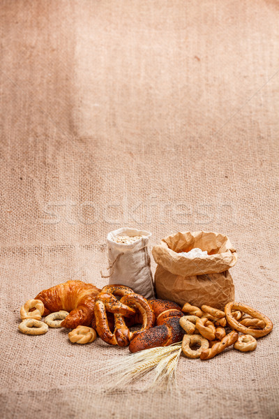Composition of various baked products Stock photo © grafvision