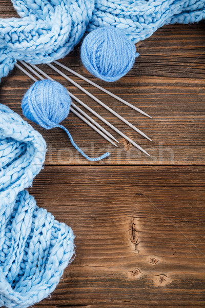 Frame of  yarn balls Stock photo © grafvision