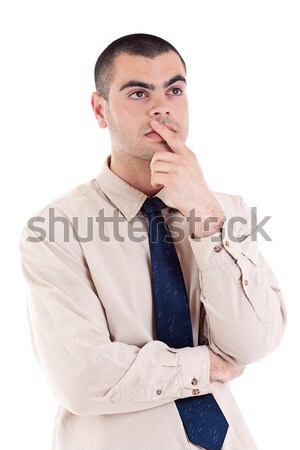 young thoughtful businessman Stock photo © grafvision