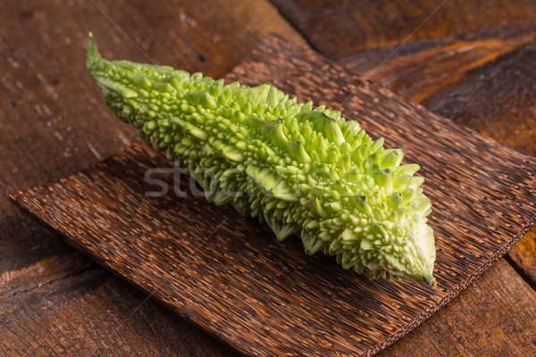 Verde amaro legno piatto alimentare natura Foto d'archivio © grafvision