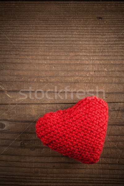 Knitted heart Stock photo © grafvision