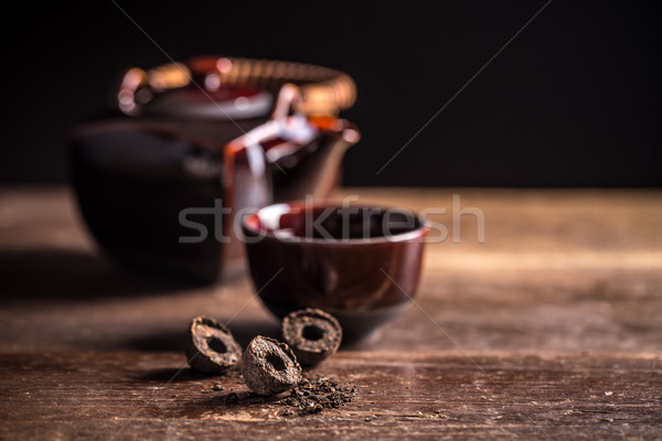 Pu-erh chinese tea  Stock photo © grafvision