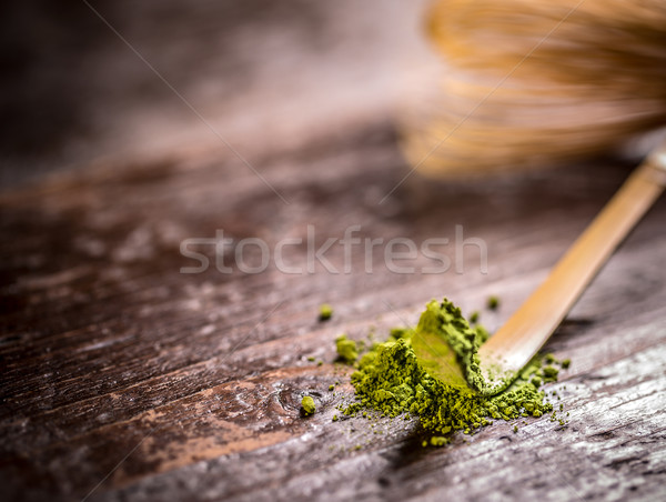 Powdered green tea  Stock photo © grafvision