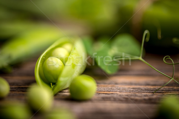 Fresh green peas  Stock photo © grafvision