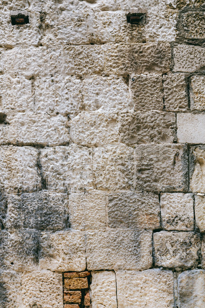 Grey cube stone wall Stock photo © grafvision