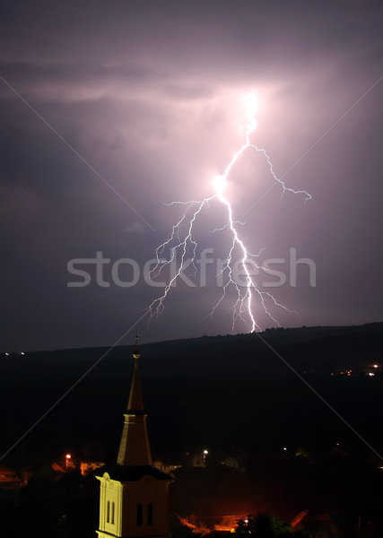 Lightning Stock photo © grafvision