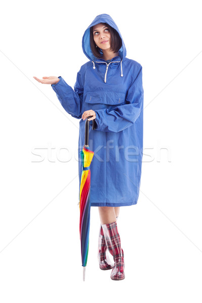 a raincoat